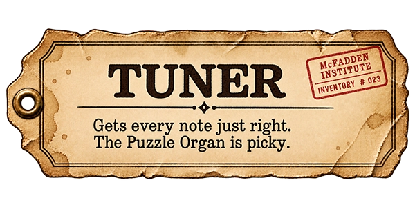 Puzzle Organ Tuner description